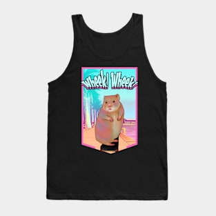 Guinea pig, Skateboard, Skating, Sunhine, Wheek! Tank Top